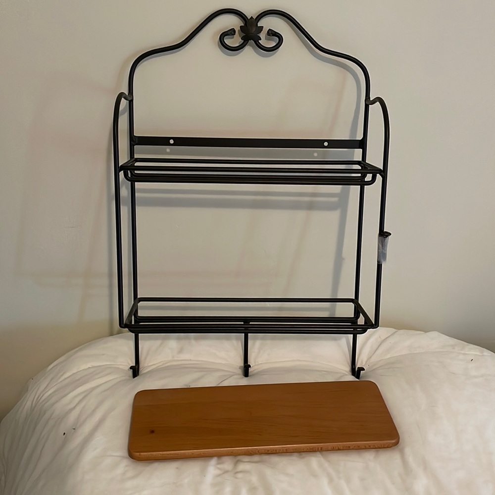 Longaberger wrought iron shelf